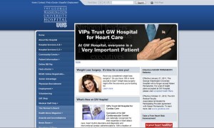 The George Washington University Hospital Website