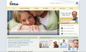 South New Jersey Hospital Website