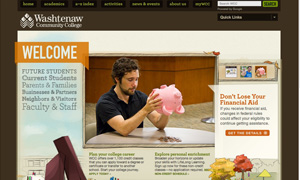 Website des Washtenew Community College