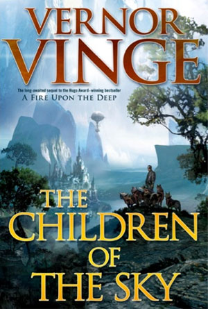 sci fi book covers the children of the sky