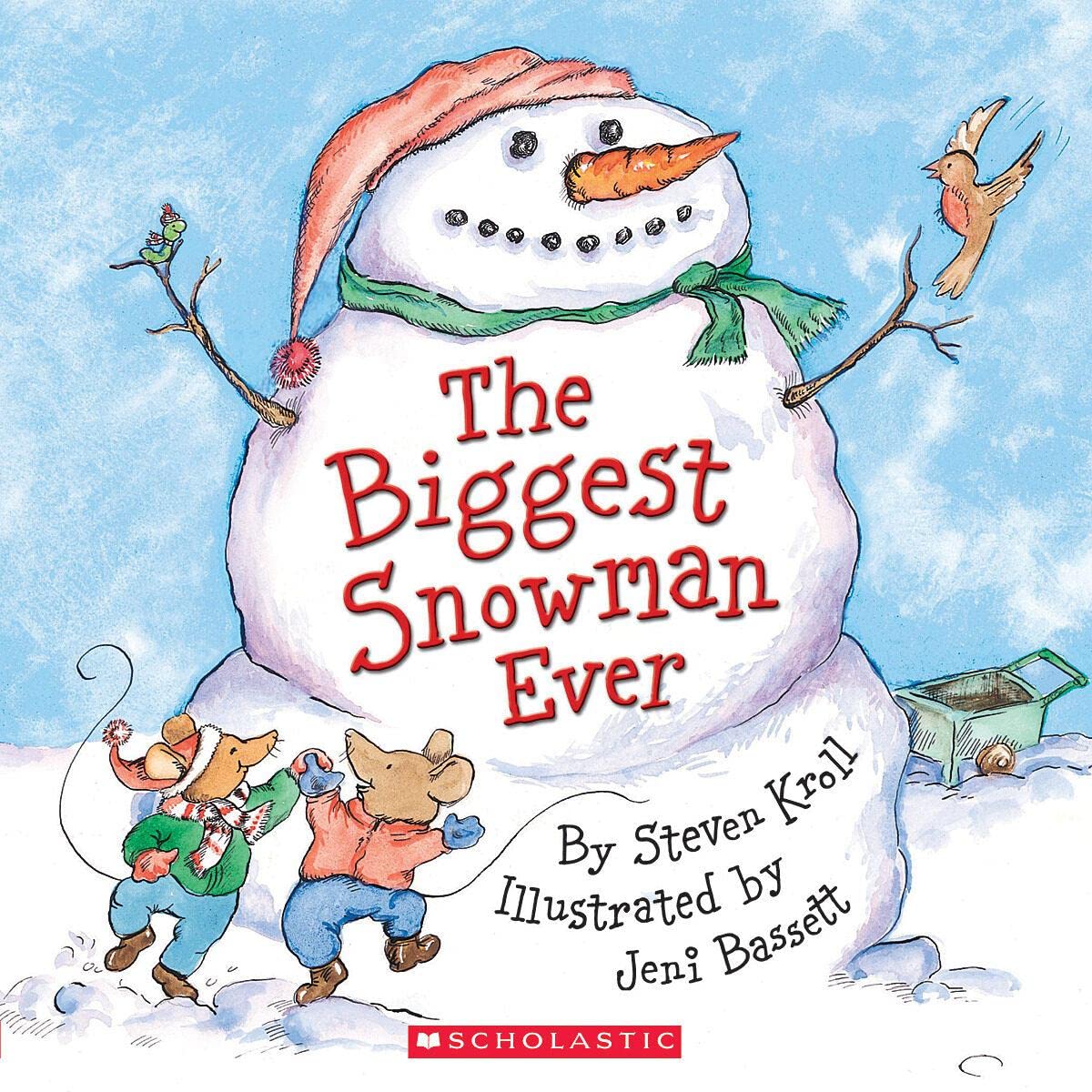 children's book covers the biggest snowman ever
