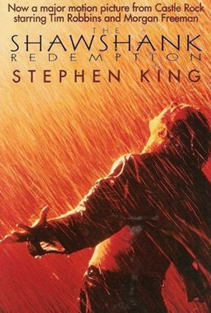 The Shawshank Redemption de Stephen King - capas de livros dos anos 80