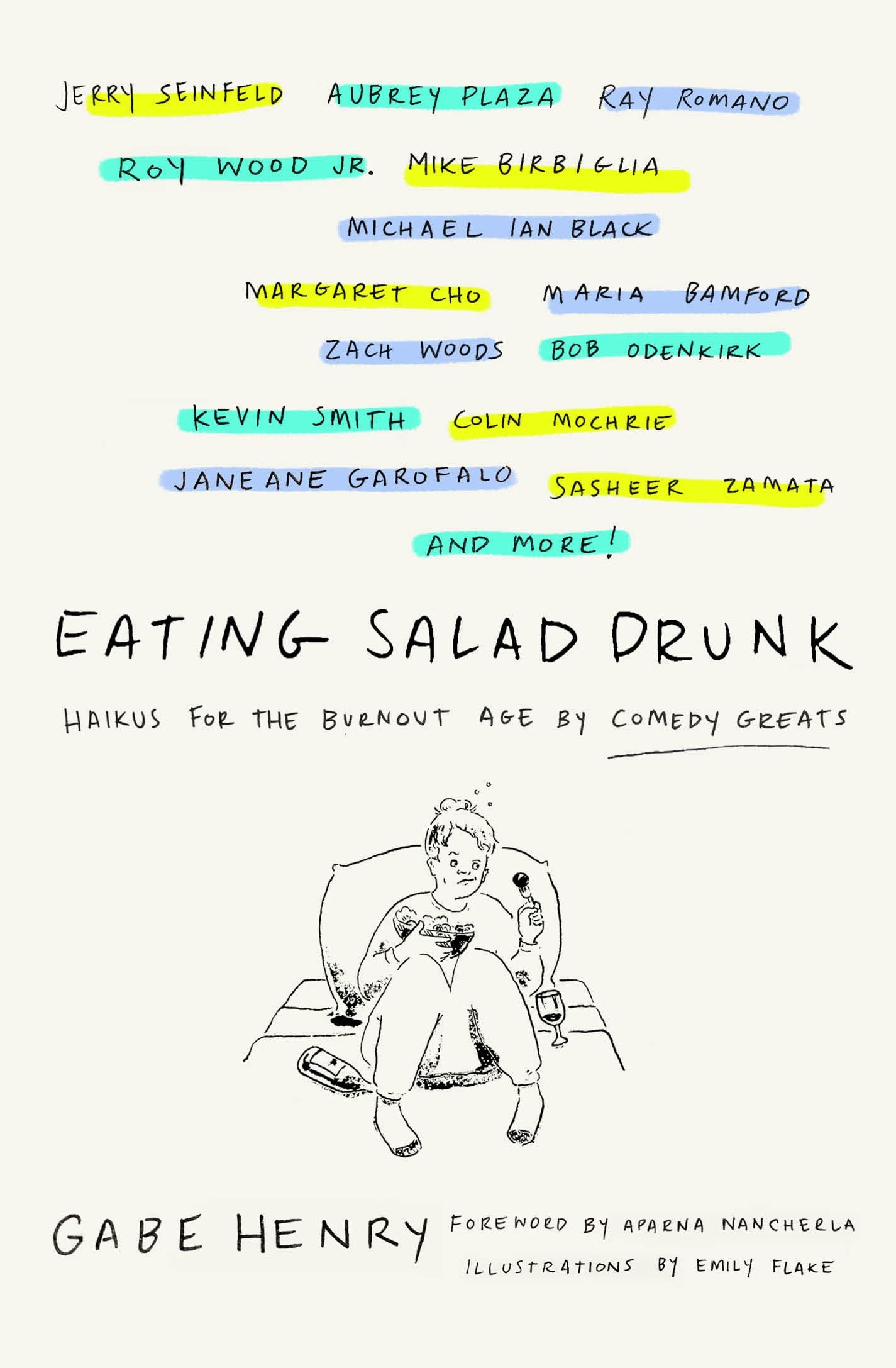funny book covers eating salad drunk