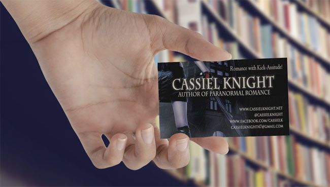 author business card ideas and examples