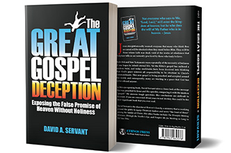 Picture of David's book, the Great Gospel Deception
