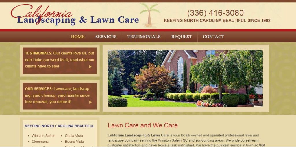Best Lawn Care Websites For Your, Landscaping Company Websites