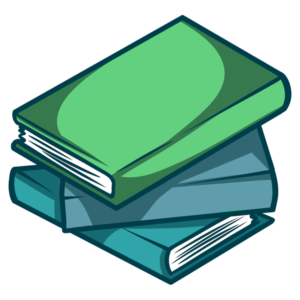 Stacked Book Clipart: messy stack of books
