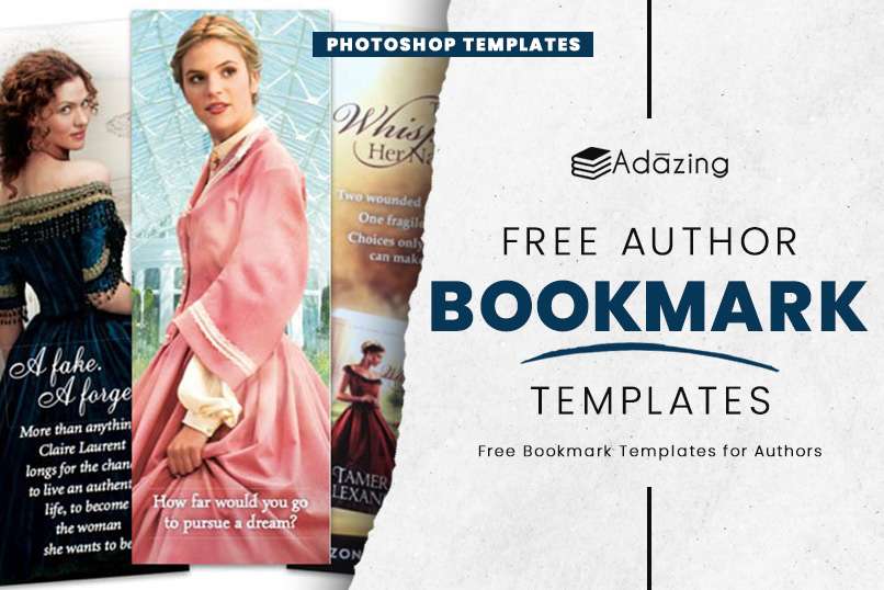 Free Author Bookmark templates