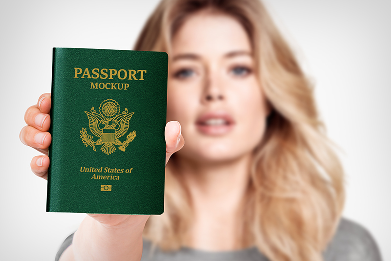 Passport Book Mockup 3