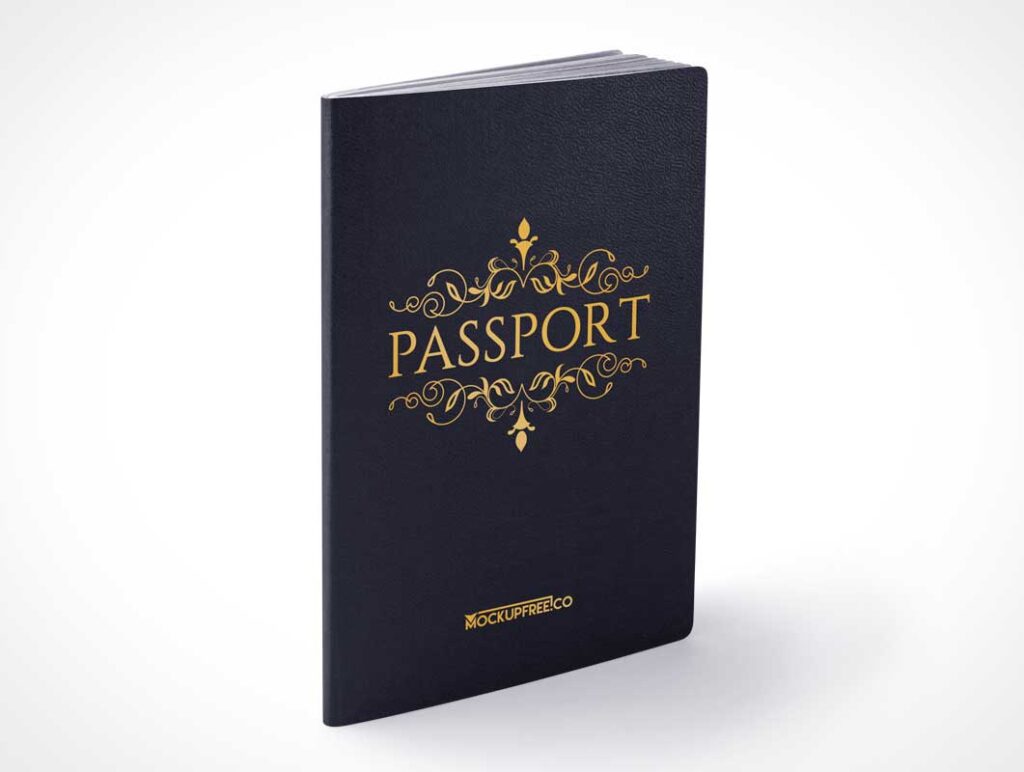Mockup do livro de passaportes 5
