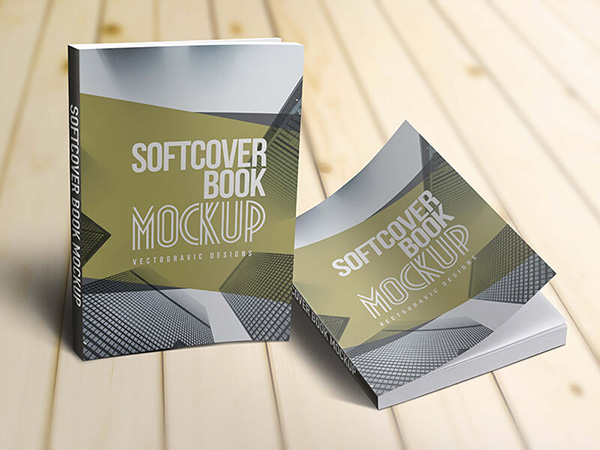 Softcover Book Mockup 9