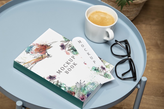 Thick Coffee Table Book Mockup
