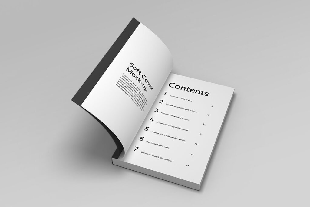 Softcover Book Mockup 7