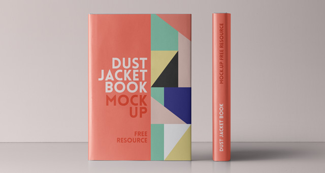Maqueta de libro de Psd Dust Jacket