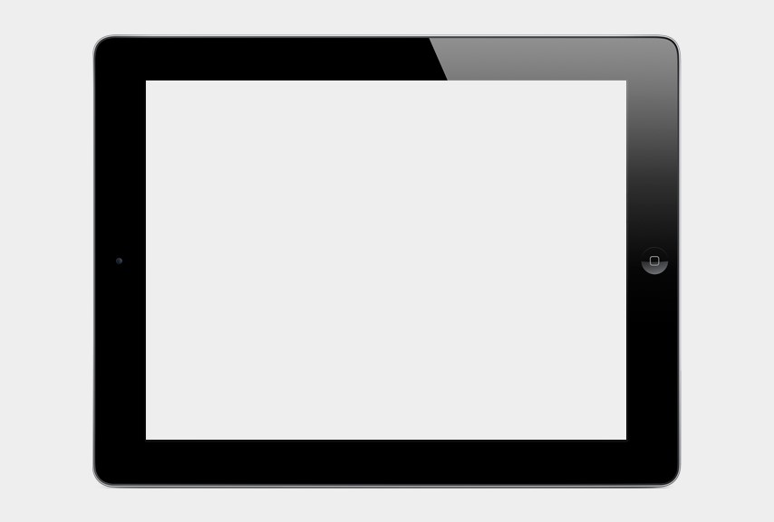 Clipart em branco do iPad