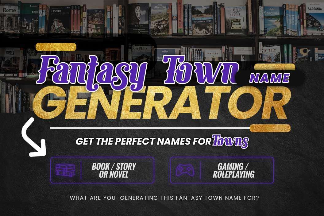 Unleash your imagination with the Fantasy Town Name Generator – ideal for captivating book or novel settings and immersive gaming or roleplaying experiences.