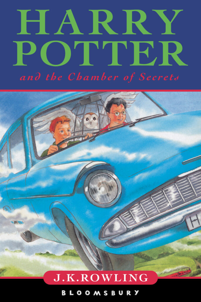 harry potter and the chamber of secrets UK original adult edition book cover