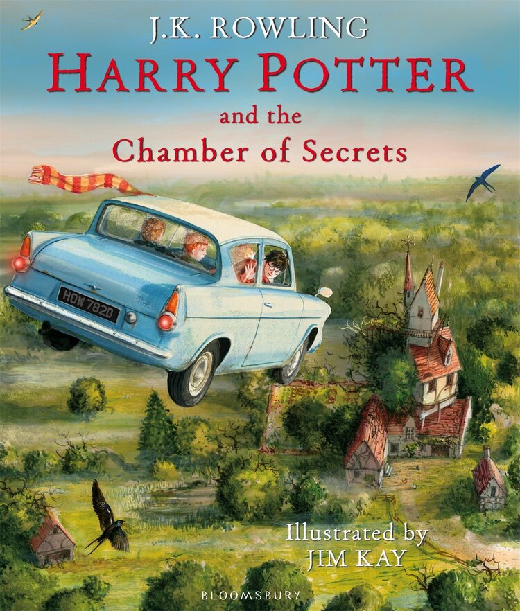harry potter and the chamber of secrets UK Hardcover Illustrated Editions book cover