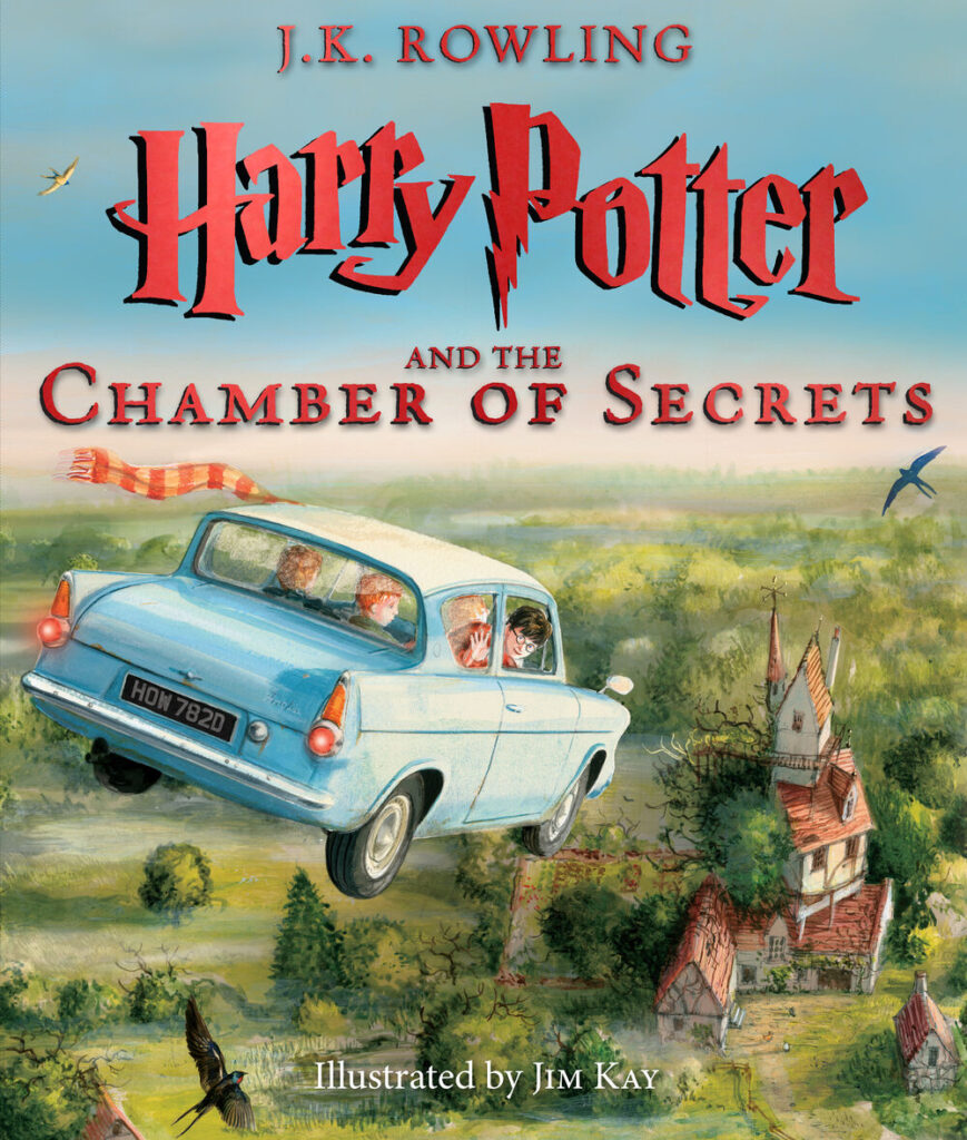 harry potter and the chamber of secrets US Hardcover Illustrated Editions book cover