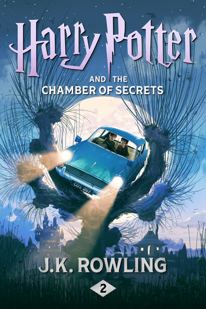 harry potter and the chamber of secrets pottermore 2022 book cover
