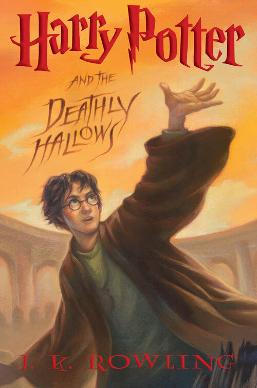 harry potter and the deathly hallows US original edition book cover