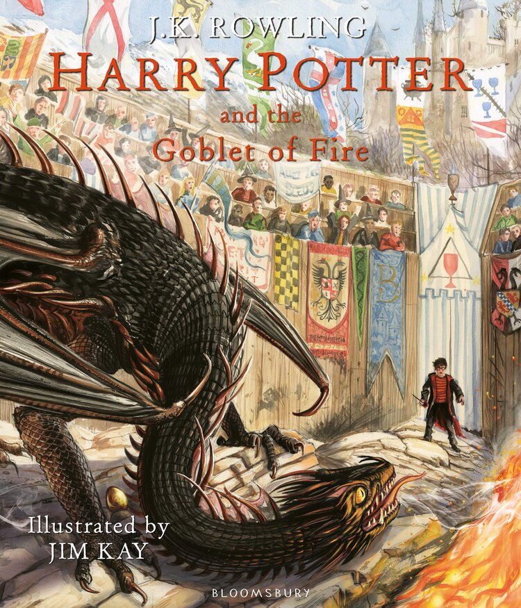 harry potter and the goblet of fire UK Hardcover Illustrated Editions book cover