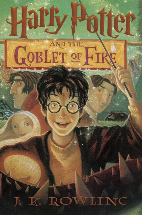 harry potter and the goblet of fire US original edition book cover