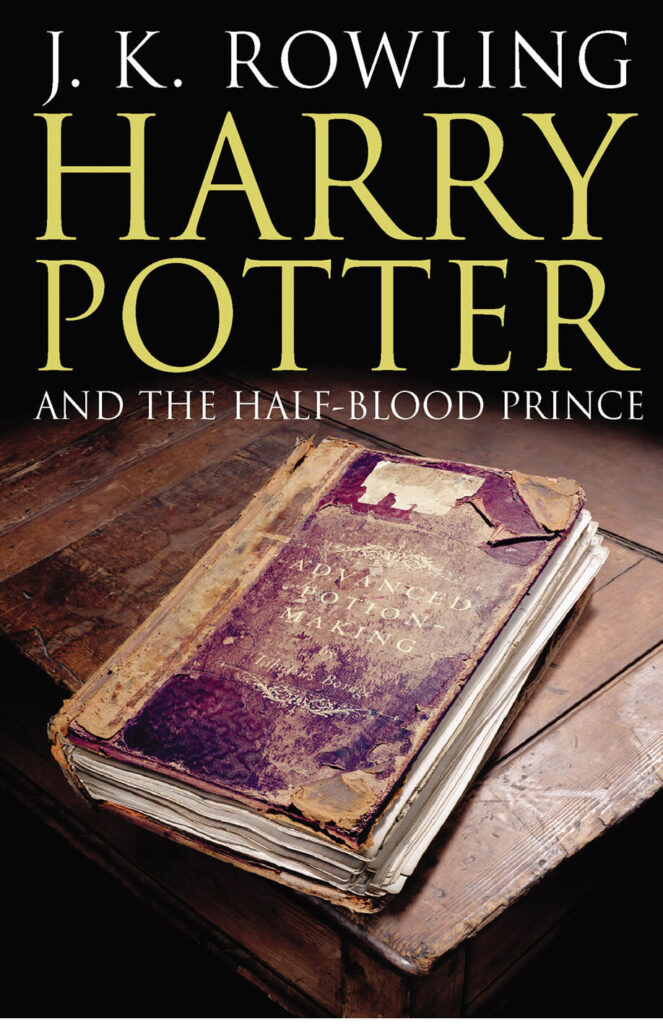 harry potter and the half-blood prince UK adult editions 2004 book cover