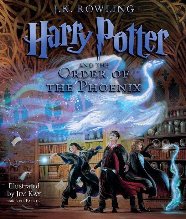 harry potter and the order of the phoenix US Hardcover Illustrated Editions book cover