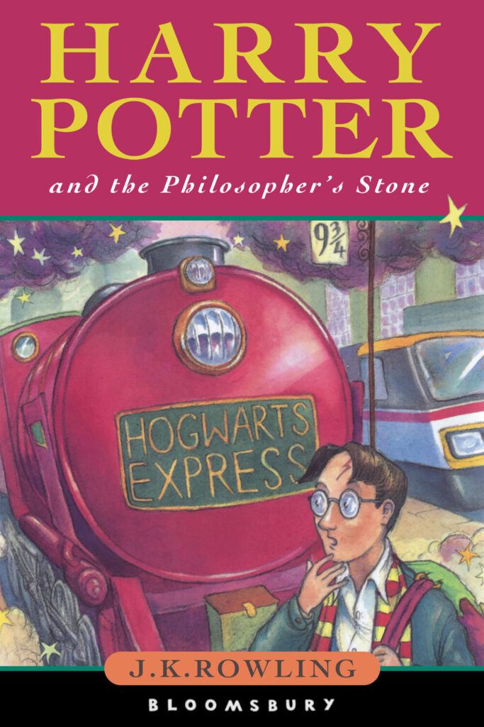 harry potter and the philosopher's stone UK original adult children's book cover