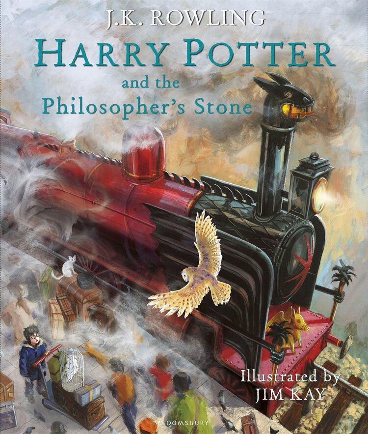 harry potter and the philosopher's stone UK Hardcover Illustrated Editions book cover