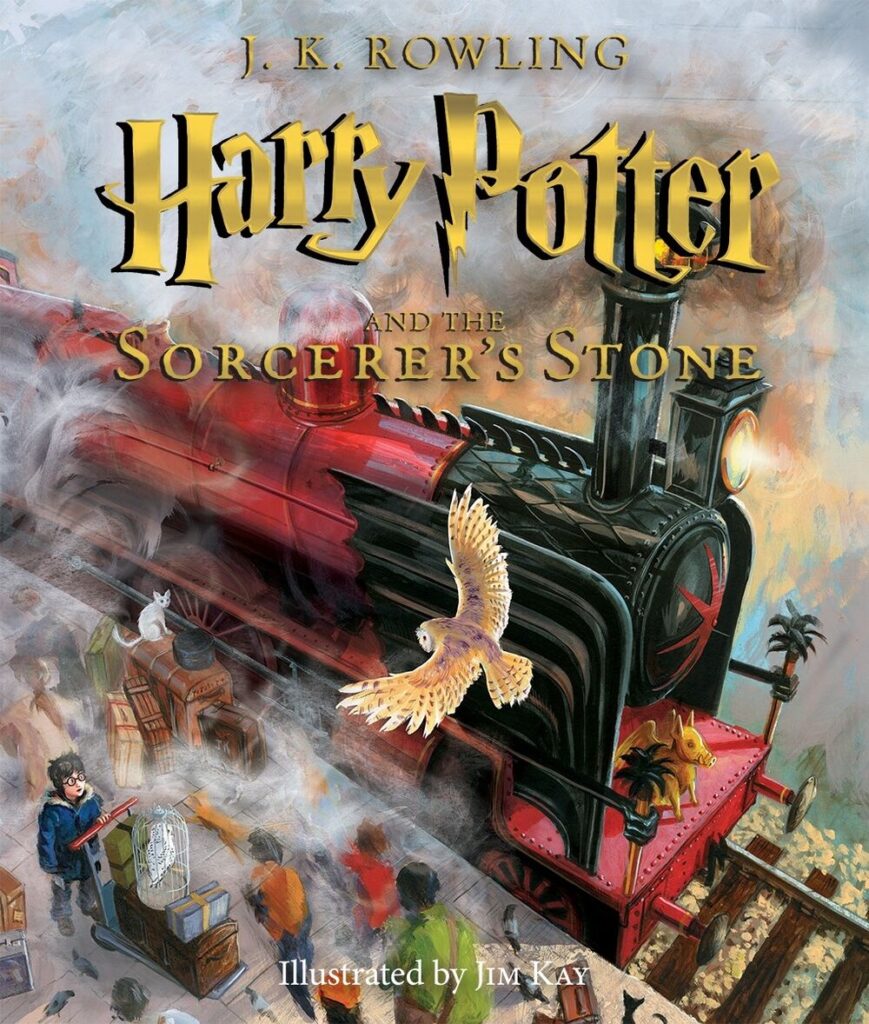 harry potter and the philosopher's stone US Hardcover Illustrated Editions book cover