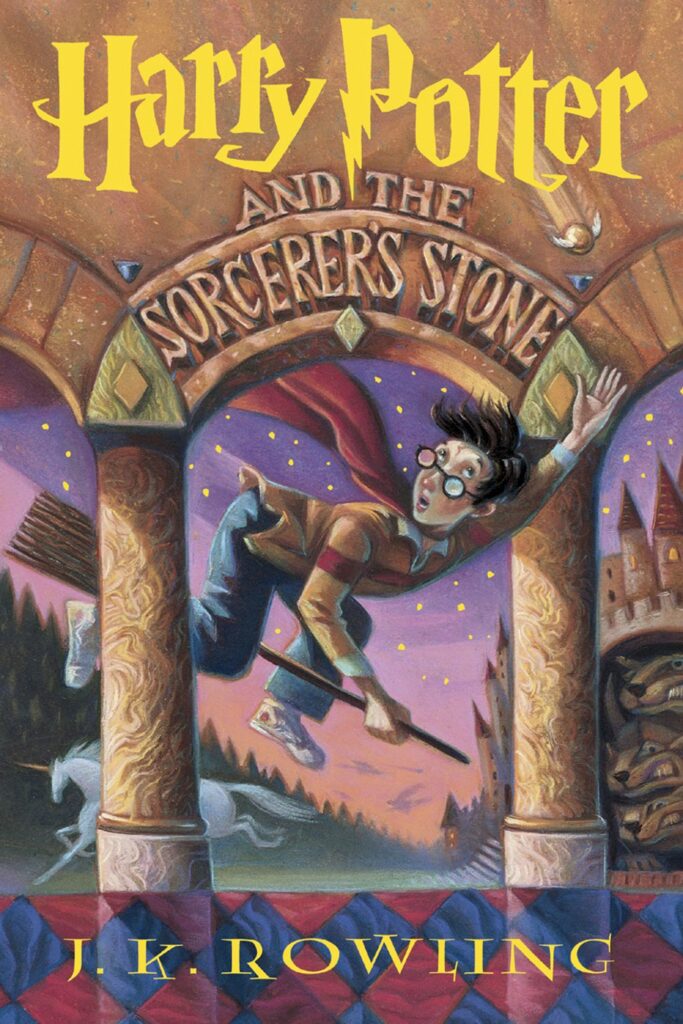 harry potter and the sorcerers stone US original edition book cover