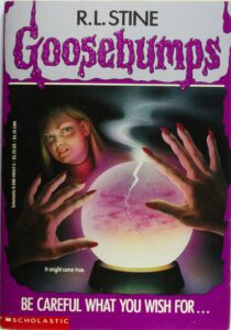 goosebumps book covers be careful what you wish for