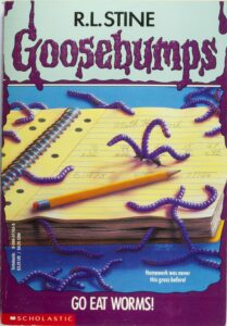 goosebumps book covers go eat worms