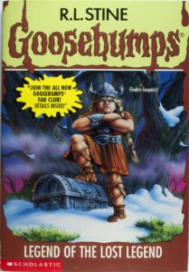 goosebumps book covers legend of the lost legend