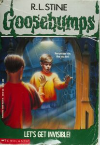 goosebumps book covers let's get invisible