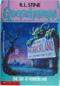goosebumps book covers one day at horrorland