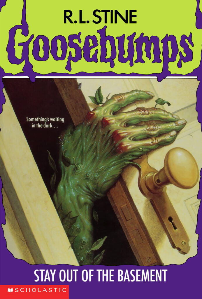 goosebumps book covers say stay out of the basement 1992