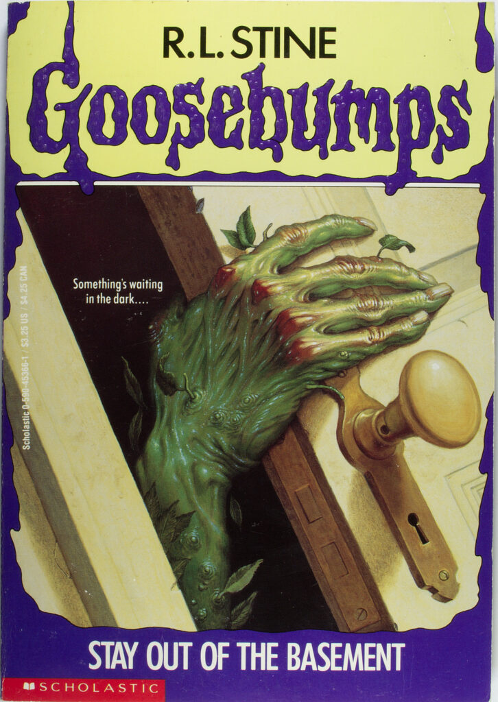 goosebumps book covers stay out of the basement