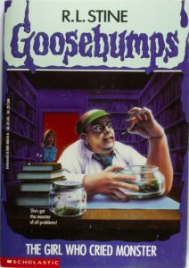 goosebumps book covers the girl who cried monster