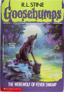goosebumps book covers the werewolf of fever swamp