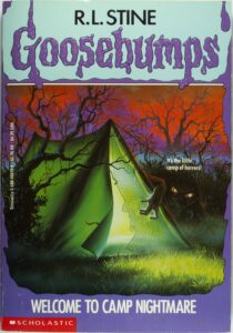 goosebumps book covers welcome to camp nightmare