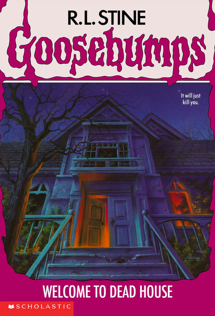 goosebumps book covers welcome to dead house 1992