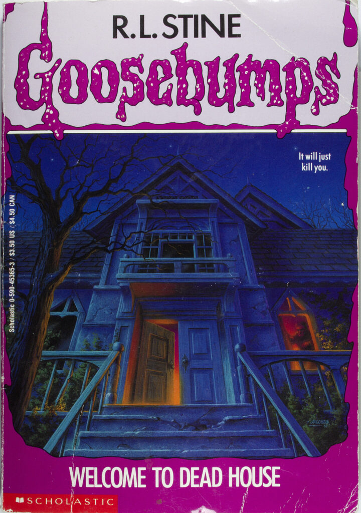 goosebumps book covers welcome to dead house