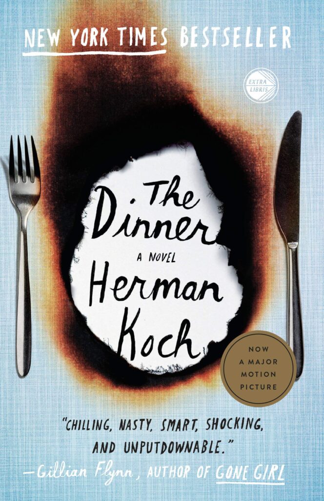 cool book covers the dinner