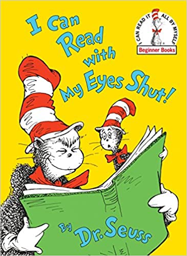 dr seuss book covers i can read with my eyes shut