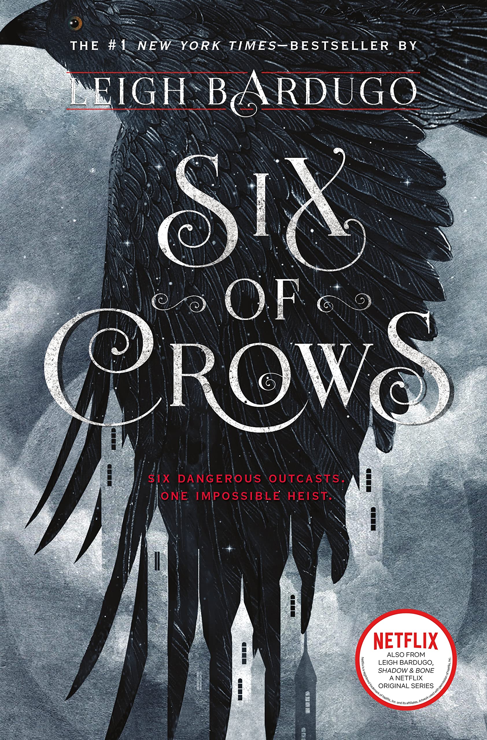 fantasy book covers six of crows