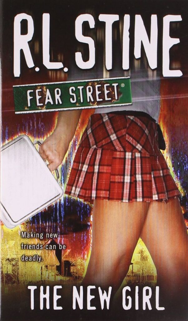 fear street book covers new girl mass market paperback 2006 reprint