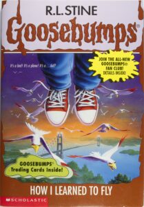 goosebumps book covers how I learned to fly